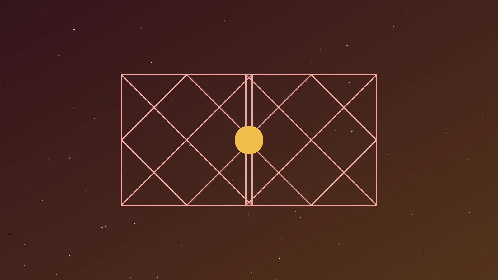 Two overlapping kundli charts joined at the centre